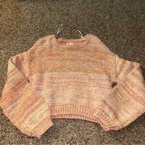 Women’s Size Large Vivid Sun Striped Sweater